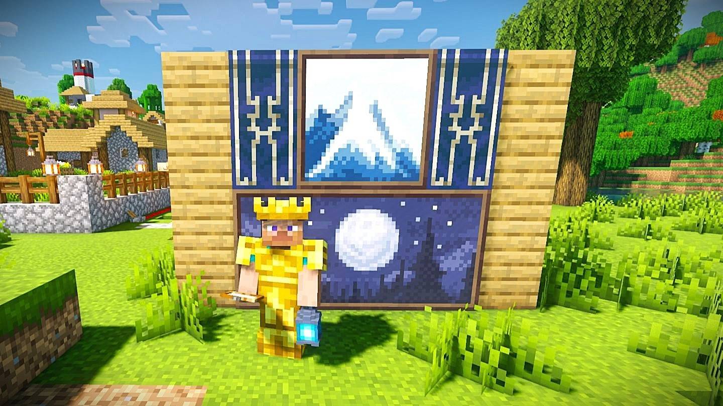 Minecraft में कला: पेंटिंग तकनीक में महारत हासिल है