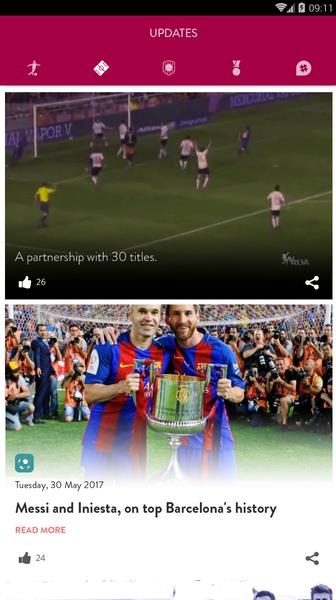 Messi App Oficial Schermafbeelding 2