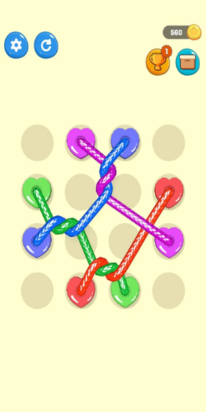 Tangled Line 3D: Knot Twisted 螢幕截圖 0