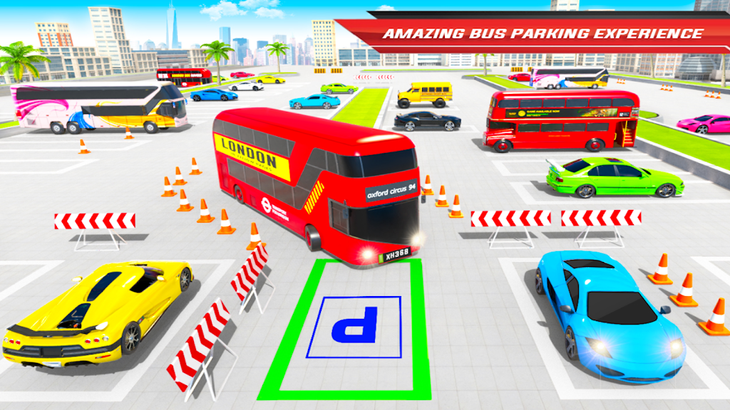 City Coach Bus Driving Sim 3D 螢幕截圖 2