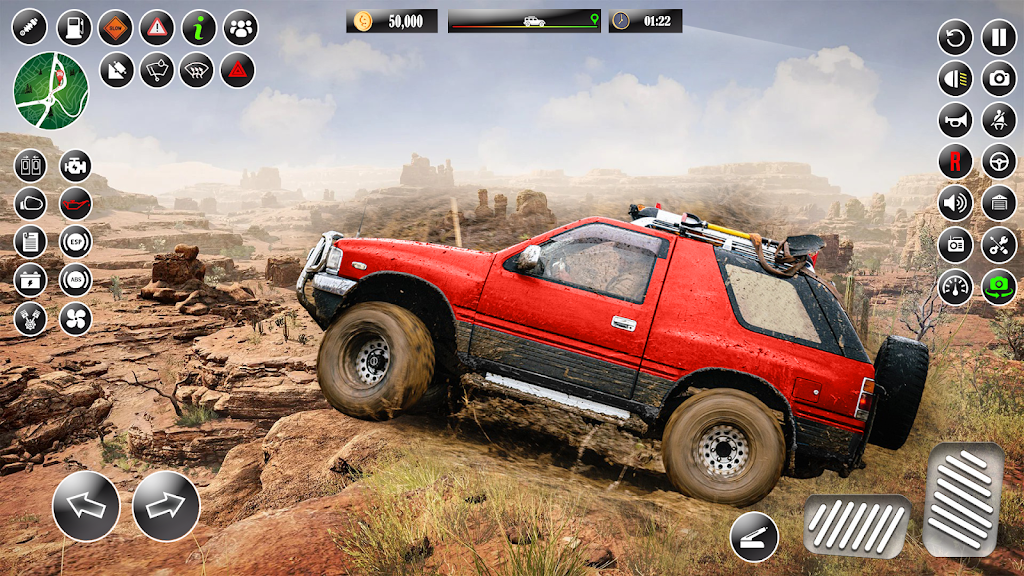 Offroad Xtreme 4X4 Jeep Driver Schermafbeelding 1