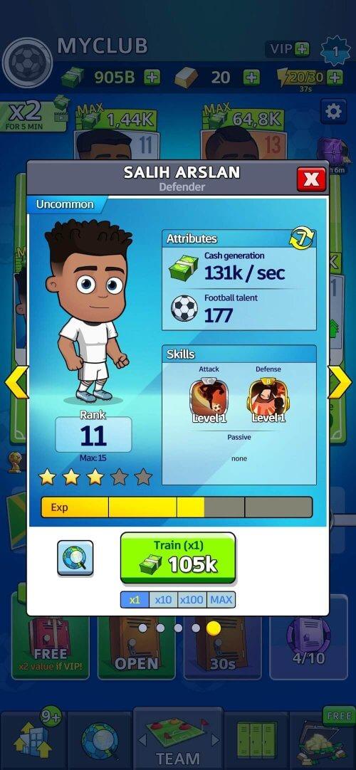 Idle Soccer Story Screenshot 1