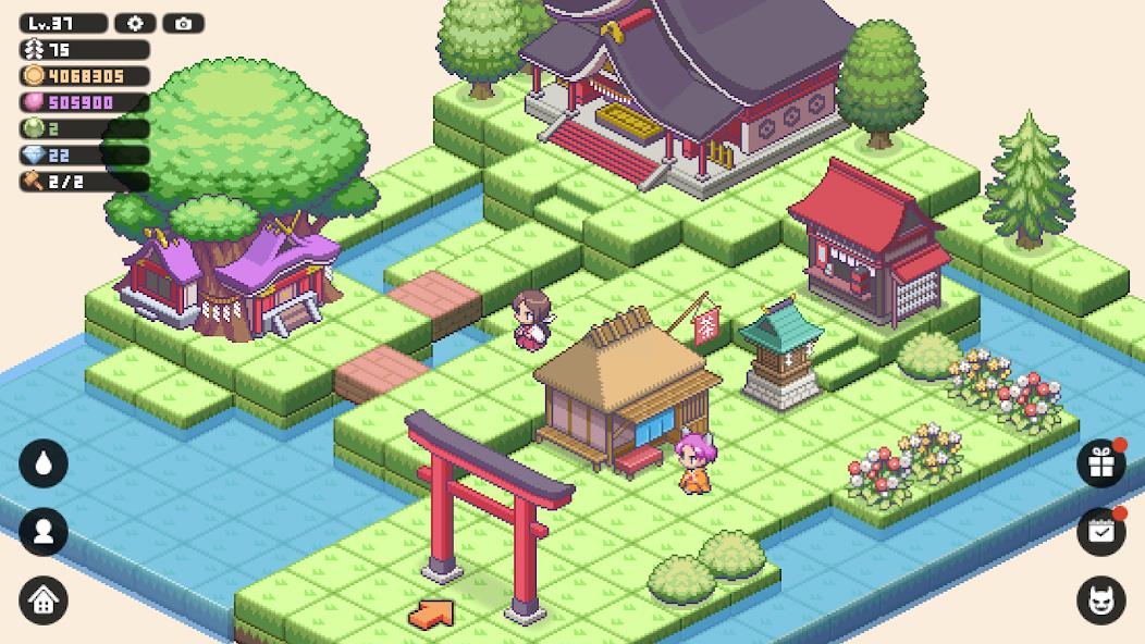 Pixel Shrine JINJA Mod 螢幕截圖 0