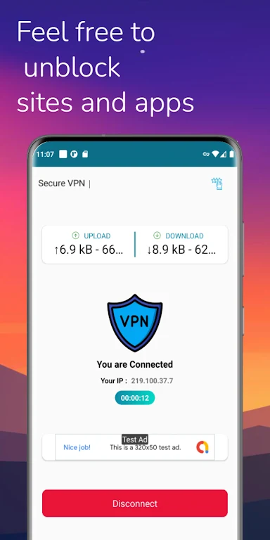 Secure VPN Proxy Ảnh chụp màn hình 3