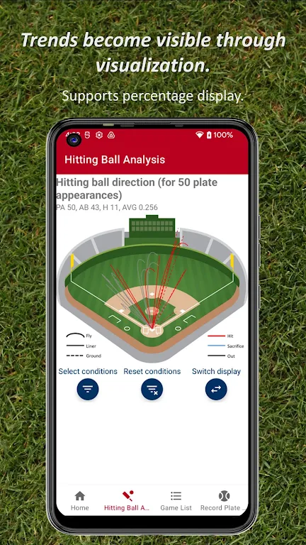 Batting STATS Manager Zrzut ekranu 2