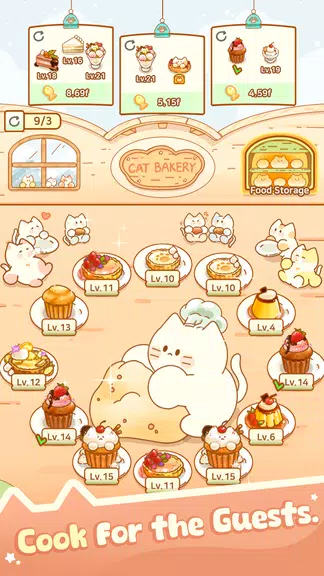 Idle Cat Hotel - Tycoon Games Ảnh chụp màn hình 3