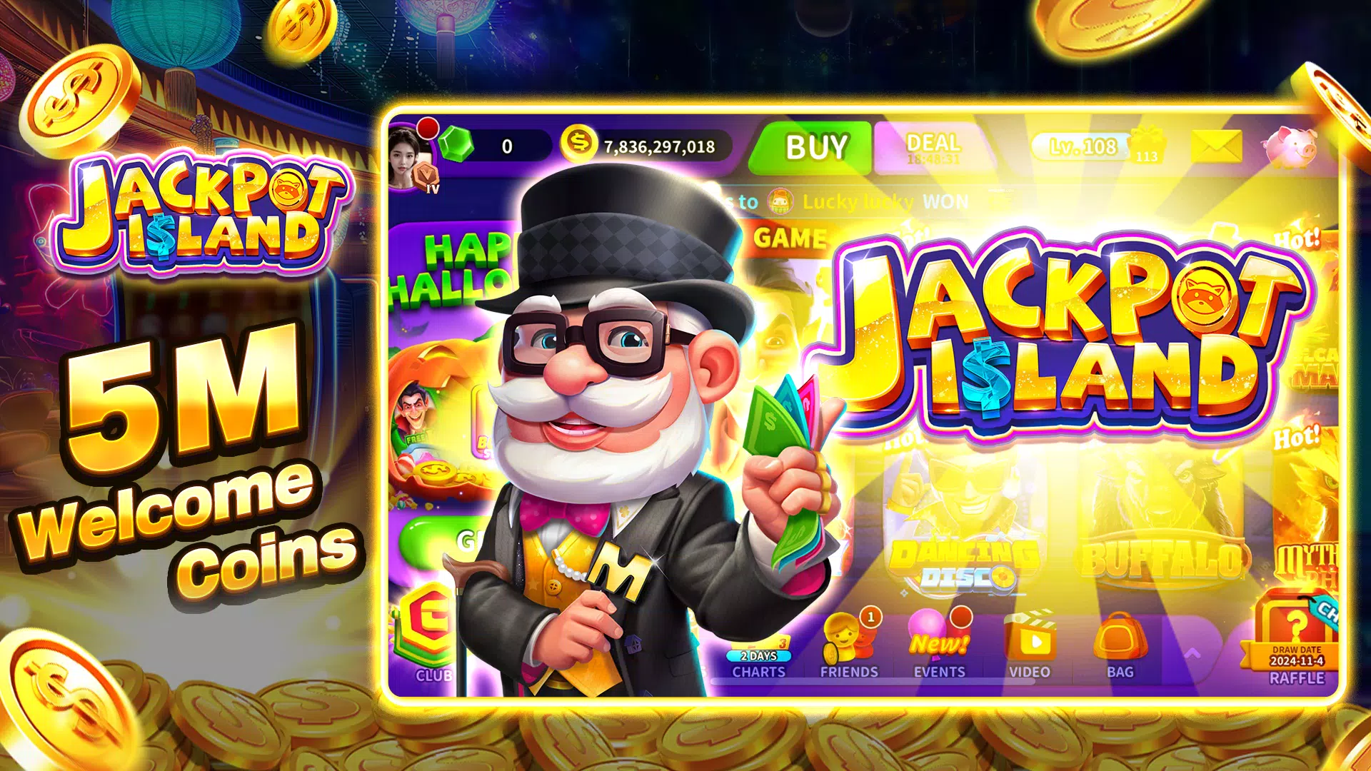 Jackpot Island Скриншот 0