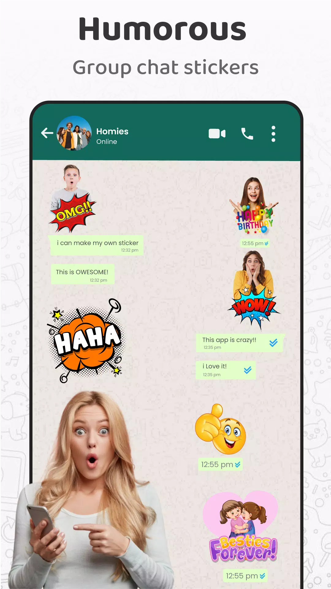 Animated Sticker Maker & GIFHY Captura de tela 2