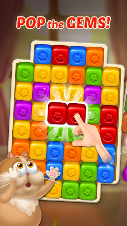 Gem Blast Magic Match Puzzle Schermafbeelding 2