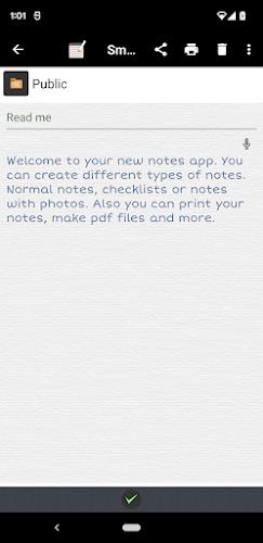 Smart Notes App Screenshot 1