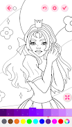 Girls Princess Coloring Book 螢幕截圖 3