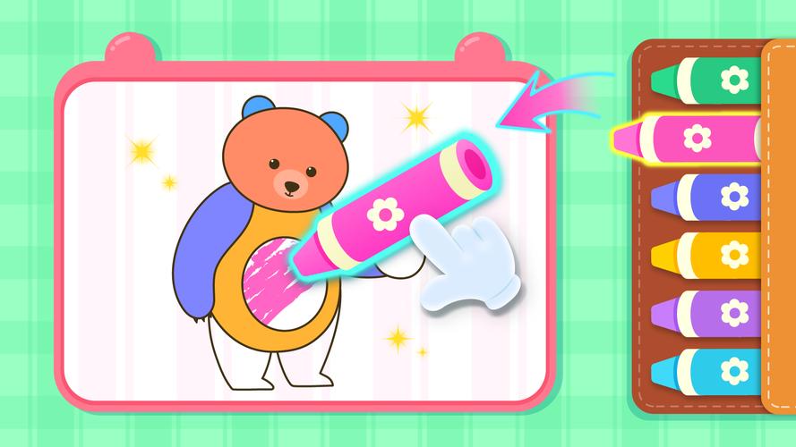 DuDu Color Painting Game Скриншот 1