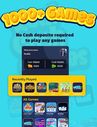 Real Cash Games Pro Free rewards paypal and paytm Schermafbeelding 2