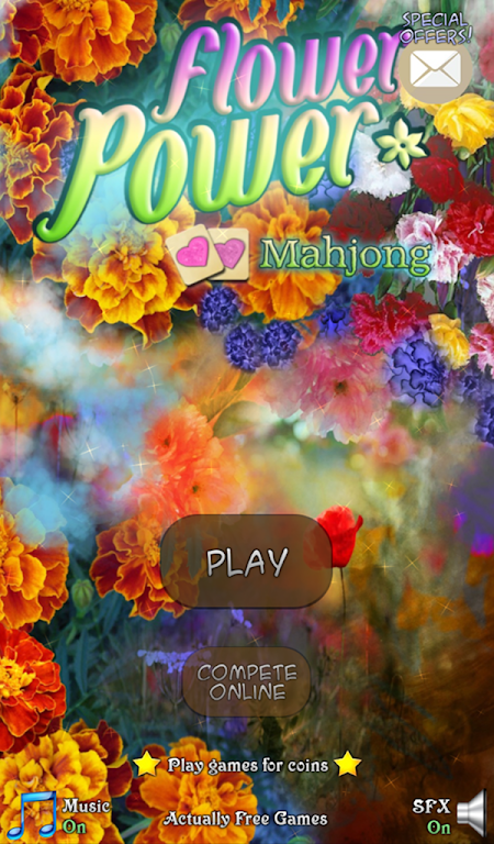 Hidden Mahjong: Flower Power Ảnh chụp màn hình 0