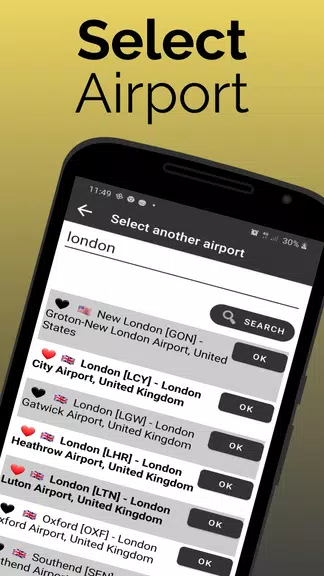 Paris Orly Airport Flight Info Zrzut ekranu 2