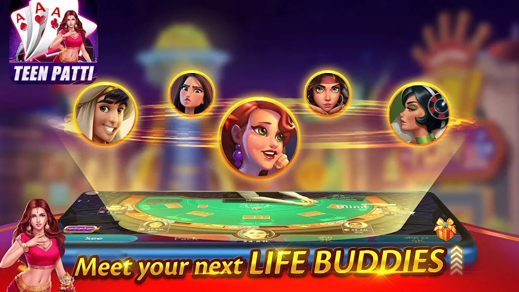 Teen Patti Indian 3 Patti Game स्क्रीनशॉट 2