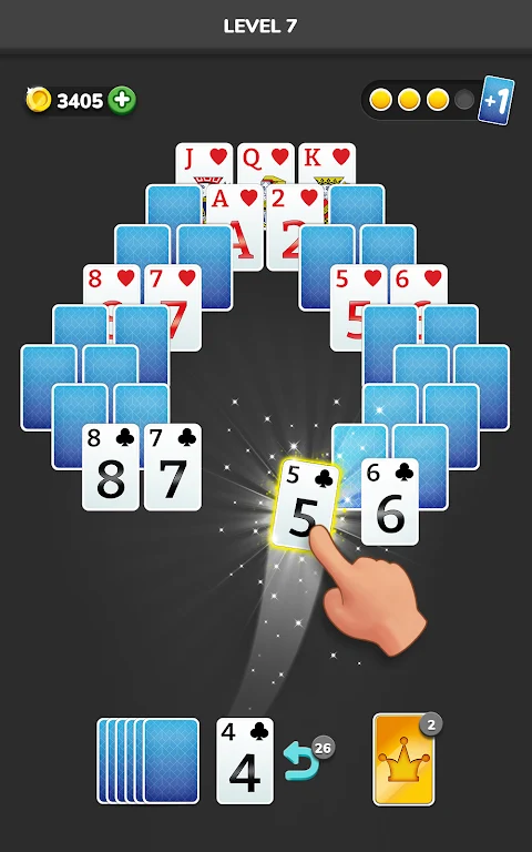 Solitaire 3D - Tripeaks Puzzle Скриншот 0