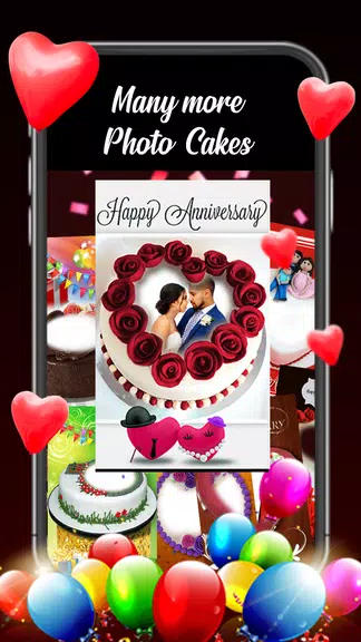 Name On Anniversary Cake ภาพหน้าจอ 2