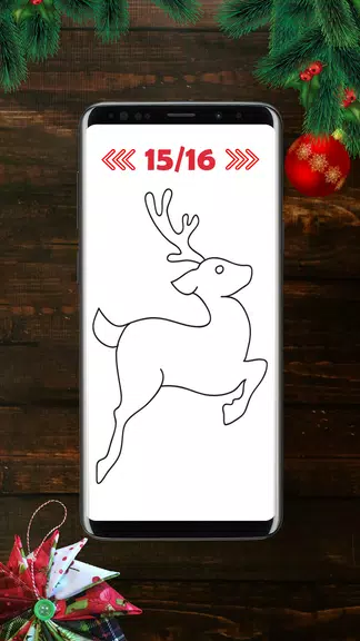 Christmas Drawing App Tangkapan skrin 3