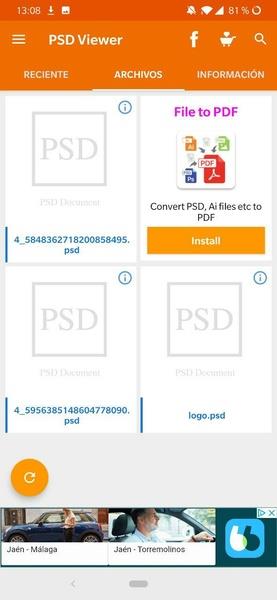 PSD File Viewer 스크린샷 1