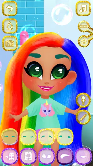 Candy Hair Salon - Doll Games Ekran Görüntüsü 1