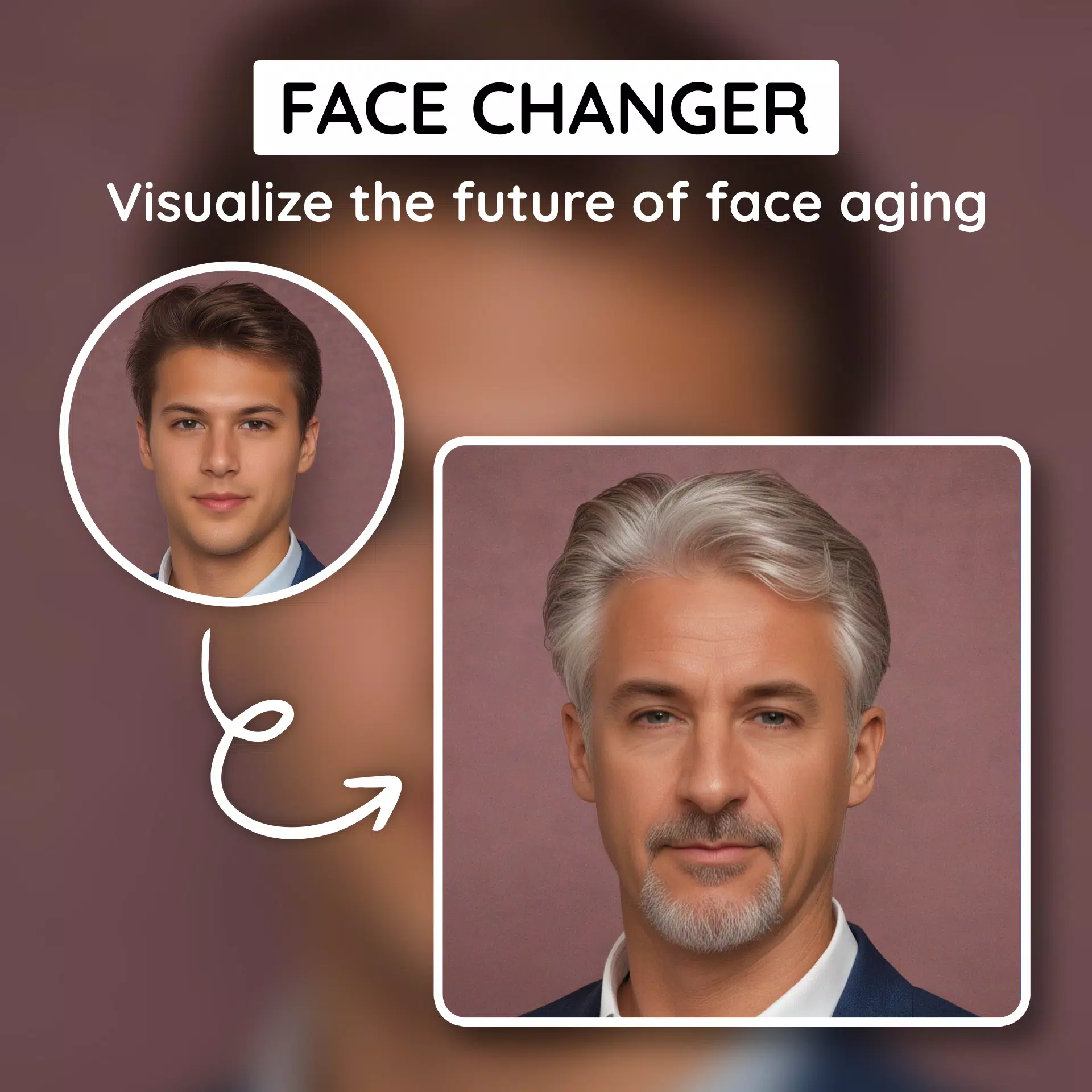 Future Self Face Aging Changer ภาพหน้าจอ 0