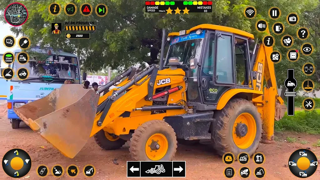 Snow Excavator Game: JCB Games Capture d'écran 3