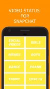 Video Status For SnapChat Capture d'écran 2