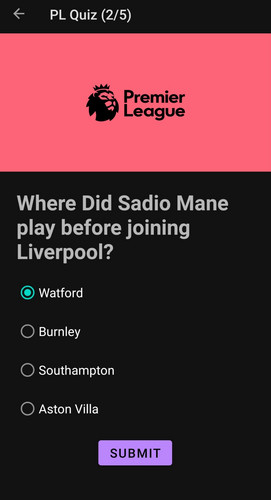 Premier League Quiz Скриншот 2