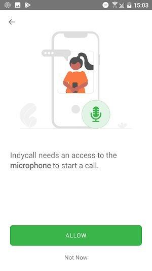 IndyCall - calls to India 螢幕截圖 1