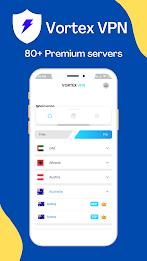 Vortex VPN - Fast VPN Proxy Capture d'écran 2