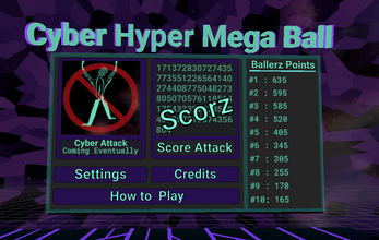 Cyber Hyper Mega Ball ဖန်သားပြင်ဓာတ်ပုံ 1