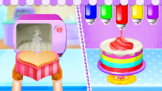 Sweet Cake Maker Cake Game Tangkapan skrin 0