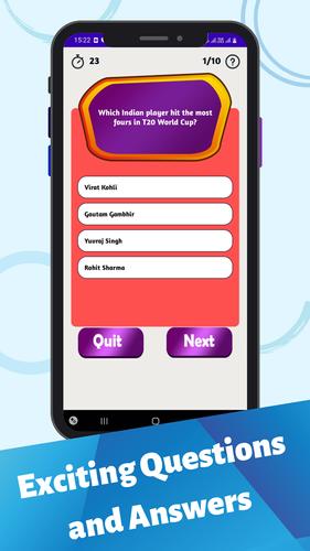 Cricket Quiz Game 螢幕截圖 3