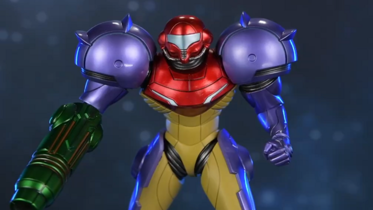 Samus Aran's Gravity Suit Immortalized in Statue