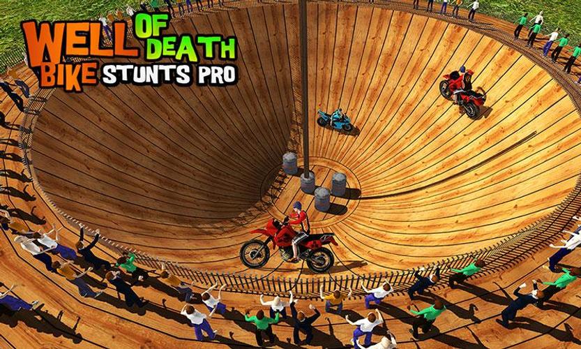 Well of Death Bike Stunts Ride Captura de tela 2