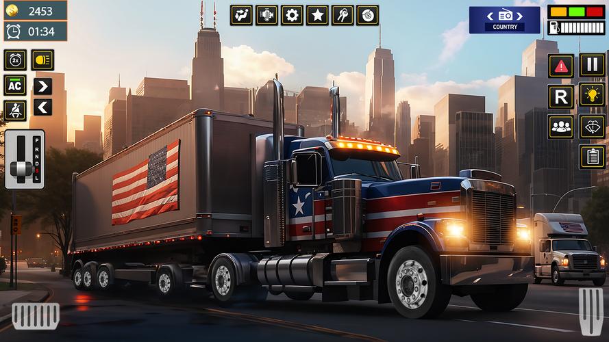 Euro Transporter Truck Games Captura de tela 3
