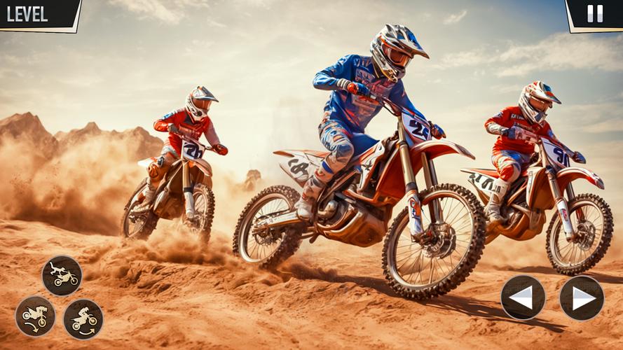 Dirt Bike Motor Cross Racing स्क्रीनशॉट 2