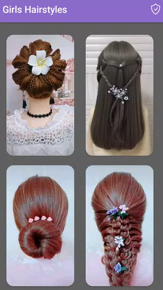 Girls Hairstyles Step By Step Schermafbeelding 2