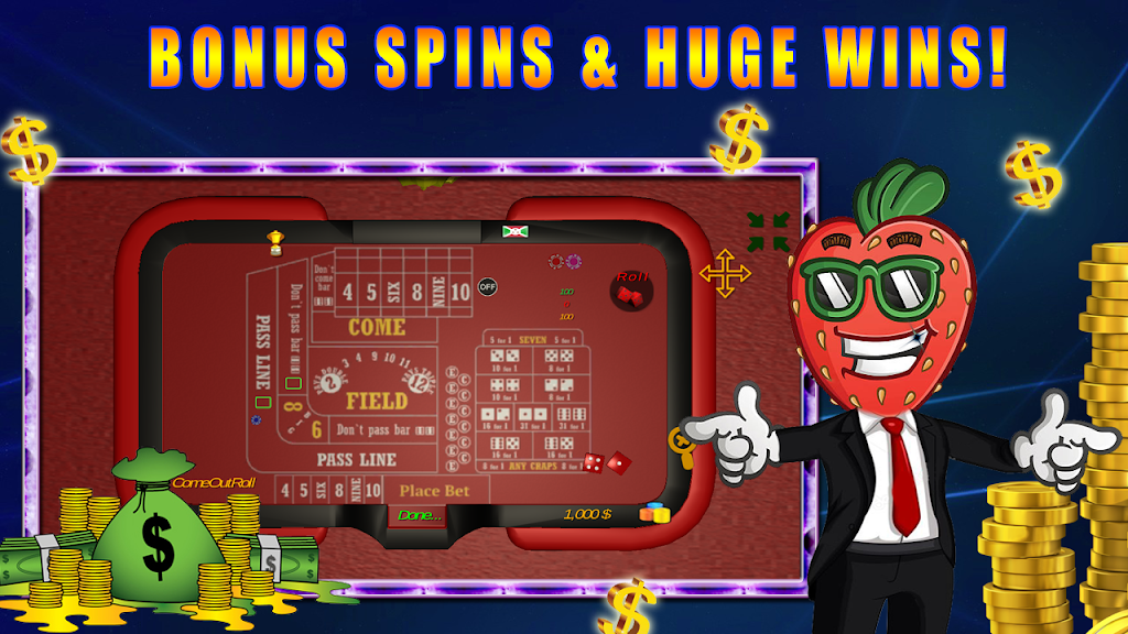 Virtuelles Casino - Craps Spiel Online 스크린샷 0