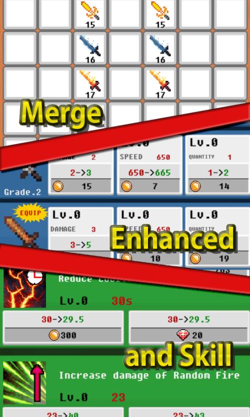 Merge Sword :Idle Merged Sword 螢幕截圖 1