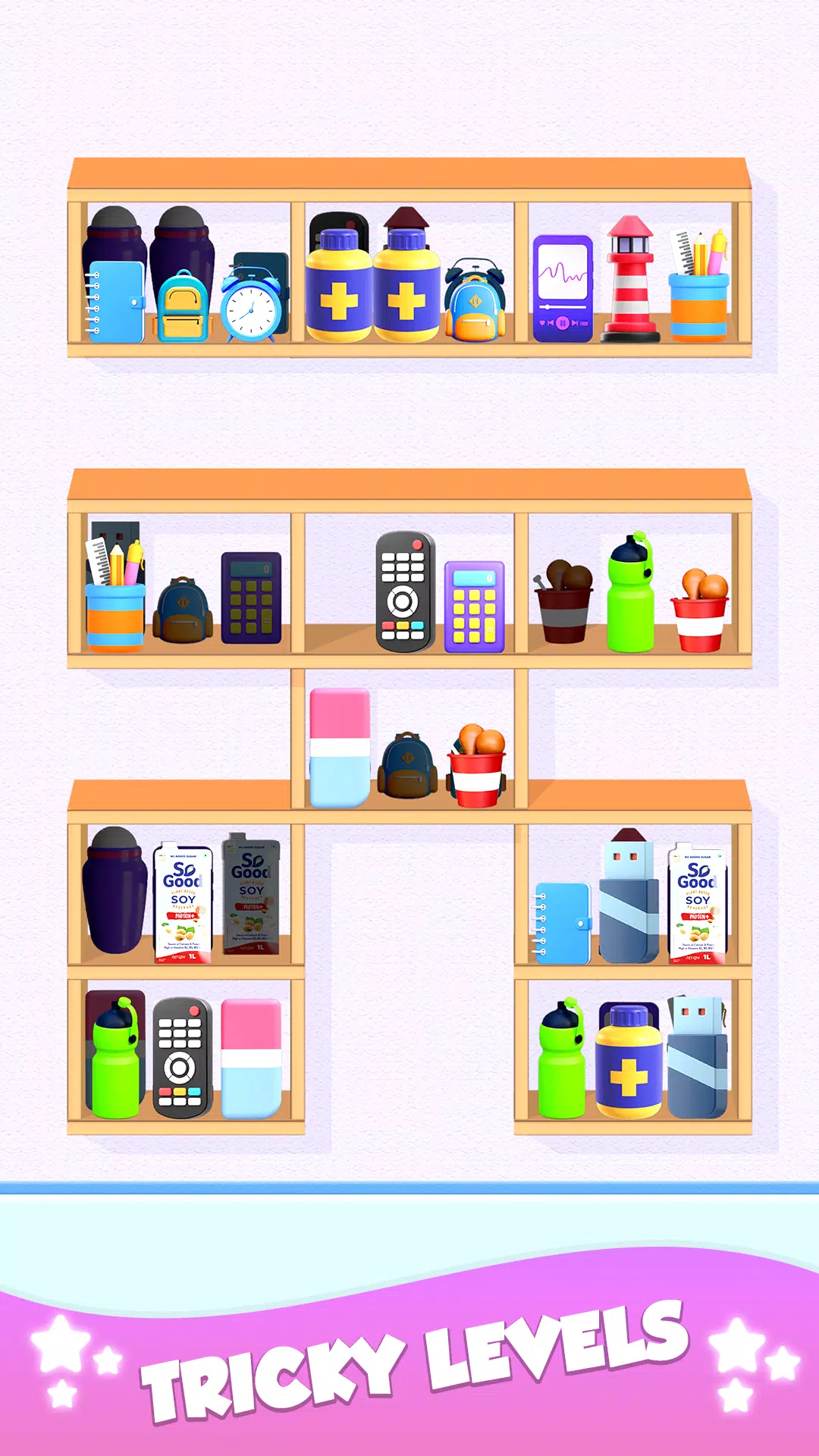 Closet Sort: Goods Match 3D Captura de pantalla 3