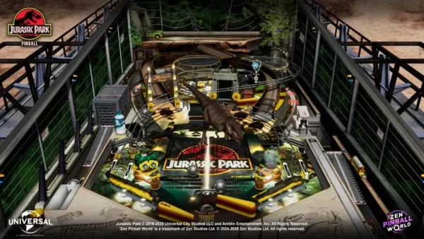 Parque Jurásico protagoniza las nuevas mesas de Zen Pinball