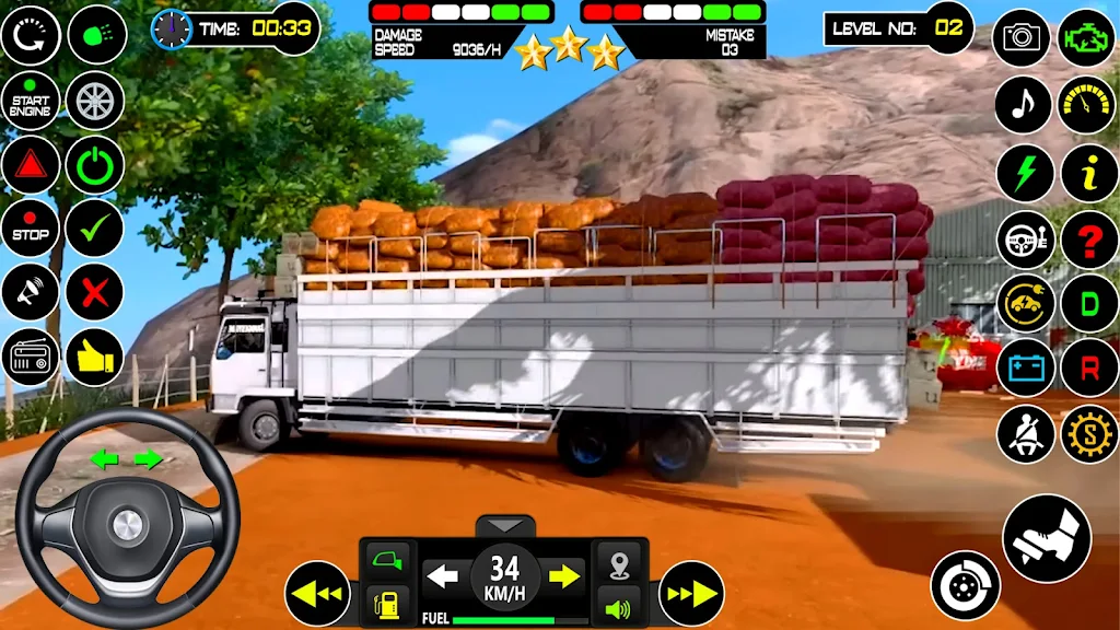 US Mud Truck Transport Game 3D Screenshot 2