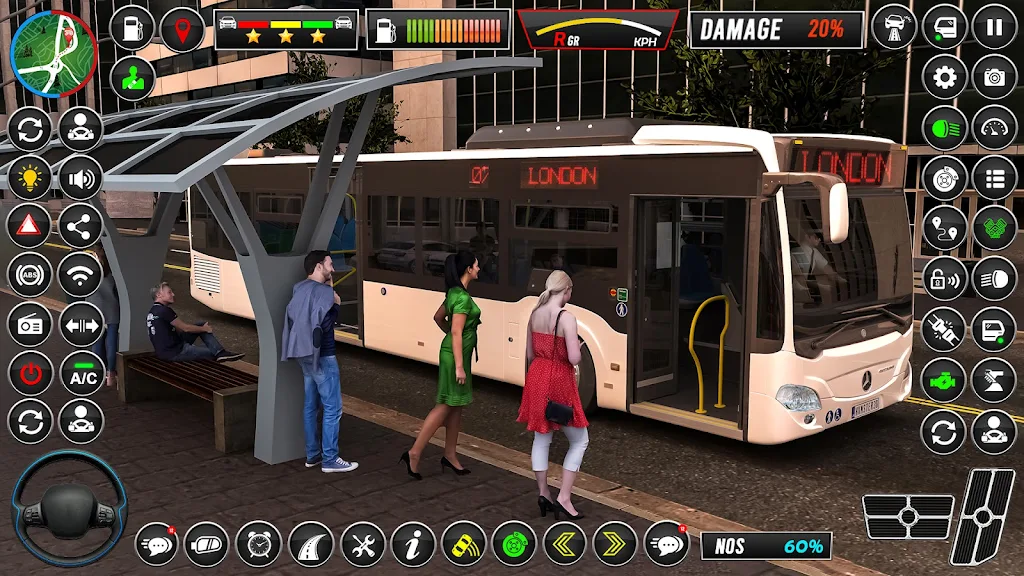 Bus Games 3D City Bus Driving Tangkapan skrin 1