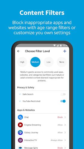 AT&T Secure Family® parent app Zrzut ekranu 2