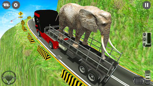 Animal transport Truck game 3d ภาพหน้าจอ 0