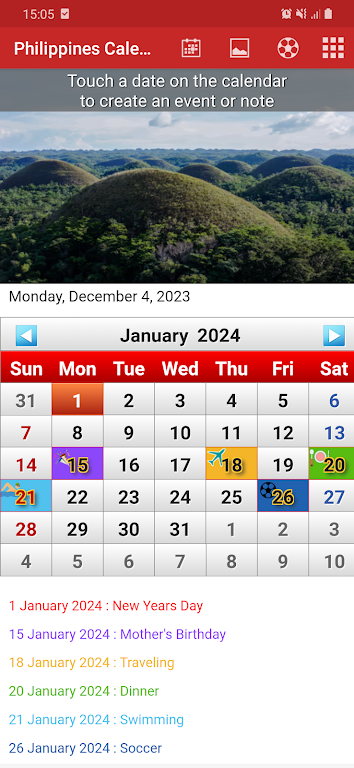 Philippines Calendar 2024 螢幕截圖 2