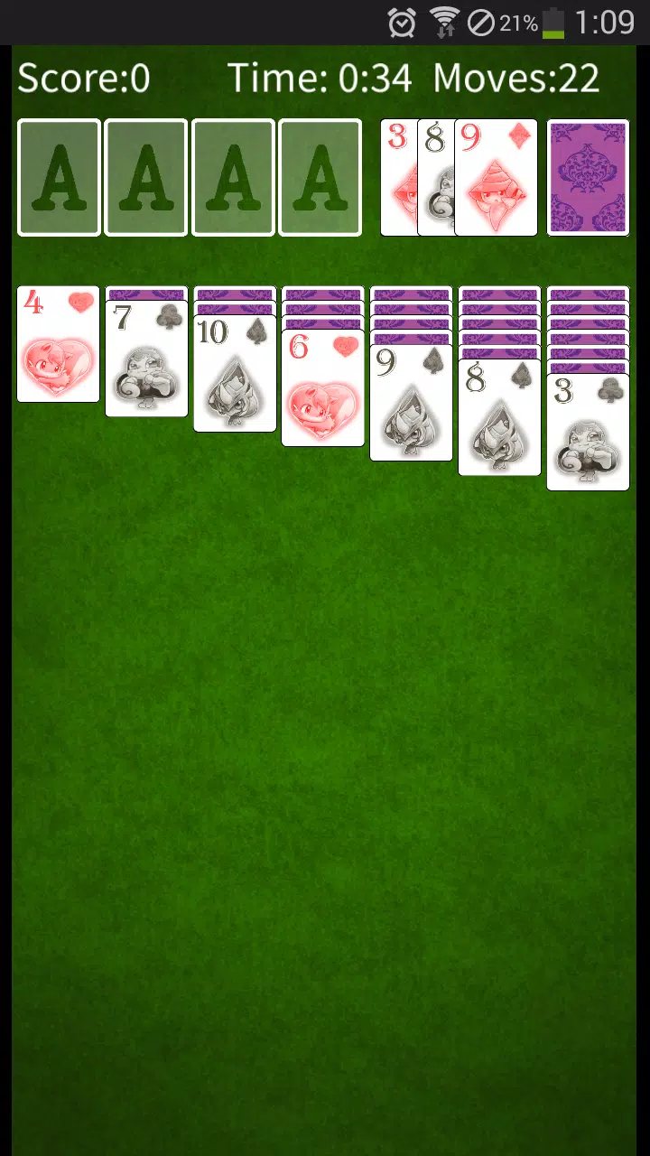 Solitaire Monsters Capture d'écran 3