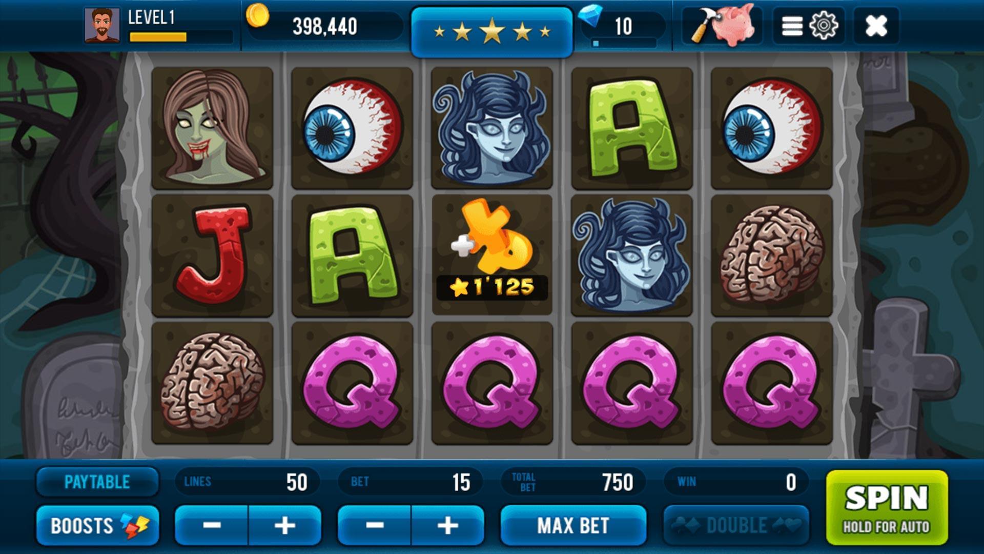 Zombie Casino Slot Machine ဖန်သားပြင်ဓာတ်ပုံ 1